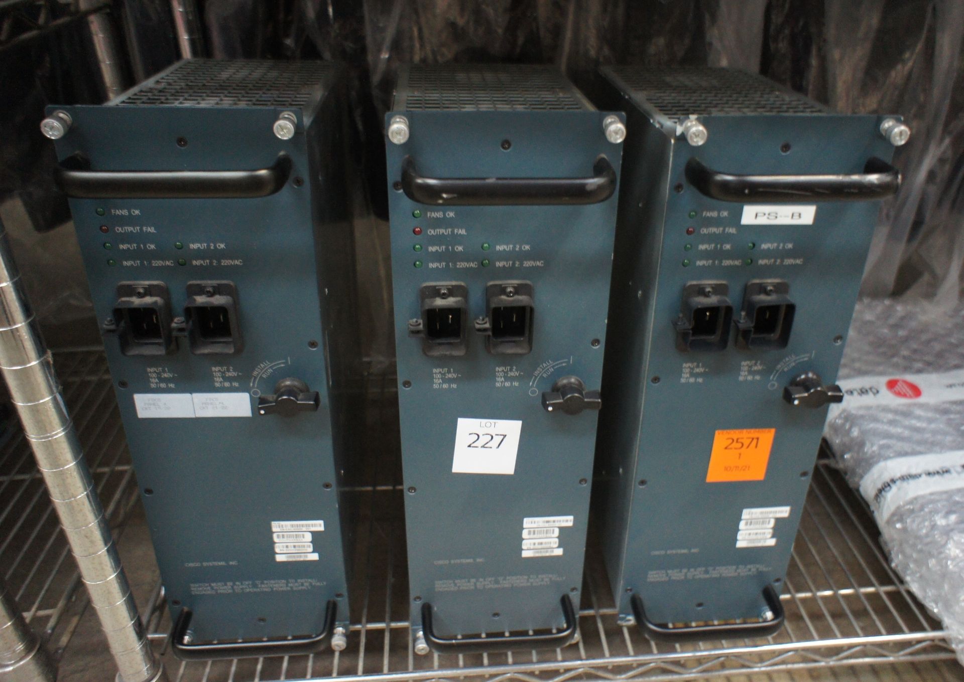 3 x Cisco DS-CAC-6000W Power Supplies (unboxed), 1 x Brocade FastIron FCX624-E-ADV switch, FCX, 3 - Image 2 of 34