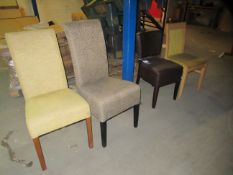4 x Assorted Dining Chairs