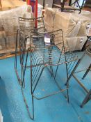 3 x Wired Bar Stools