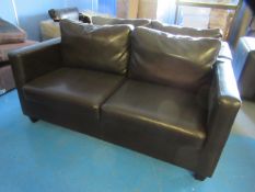 Leather Two Seater Sofa (1580mm)