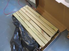 A' framed style bench picnic table (damaged box) 1100mm long