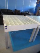 Large Storage Unit/Table with 4 x Pullout Drawers featuring 16 partitions (H1050mm x W1200mm x D1200