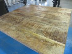 4x square timber table tops (900 x 900mm)- will fit on lots 67-71)