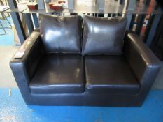 Leather Two Seater Sofa (1200mm)