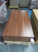 11x wood effect table tops (1200 x 700mm)