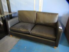 Leather Two Seater Sofa (1600mm)
