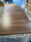 19x wood effect square table tops (600 x 600mm)