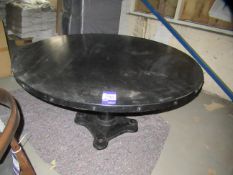Large Industrial Styled Studded Circular Table (Diameter 1380mm)