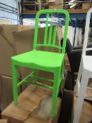 4 x PP Navy Chairs in green