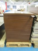 21 x Wood Effect Table Tops (700mm x 700mm)