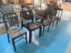 6 x Various Outdoor Chairs and Stool