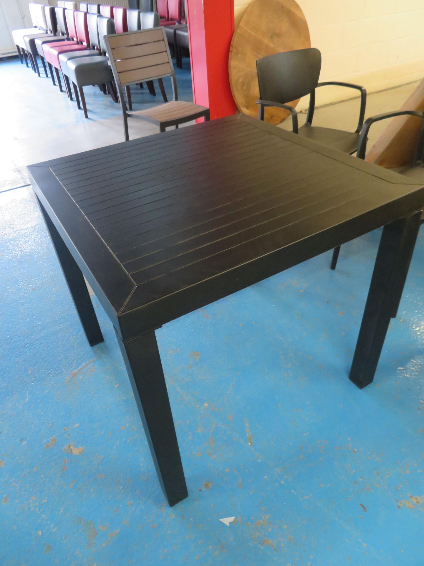 3x Ares tables (plastic( 800 x 800mm