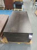 12x wood effect table tops (1200 x 685mm)