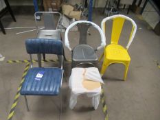5 x Assorted Chairs/Stools