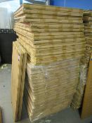 Approx 35 x Rectangular Slatted Plastic Table Tops (122mm x740mm)