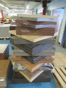 Approx. 27 x Assorted Square Table Tops