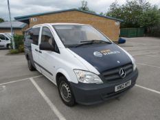 MERCEDES-BENZ VITO LONG DIESEL 113CDI Van with crew seat (not manufactures) Registration HN12HPY,