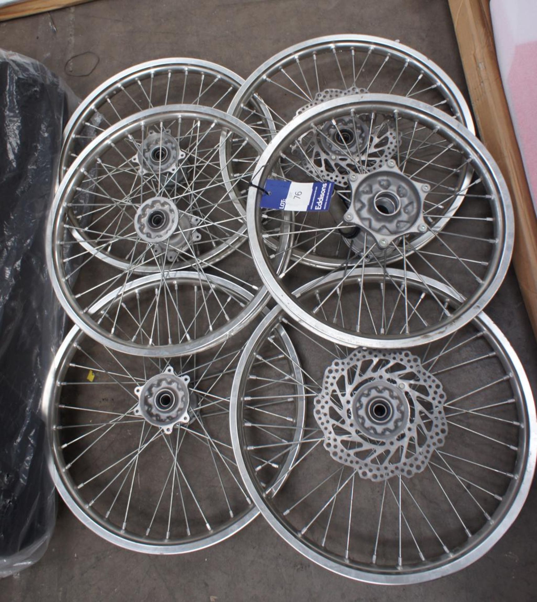 6 x Various Motorbike Wheels