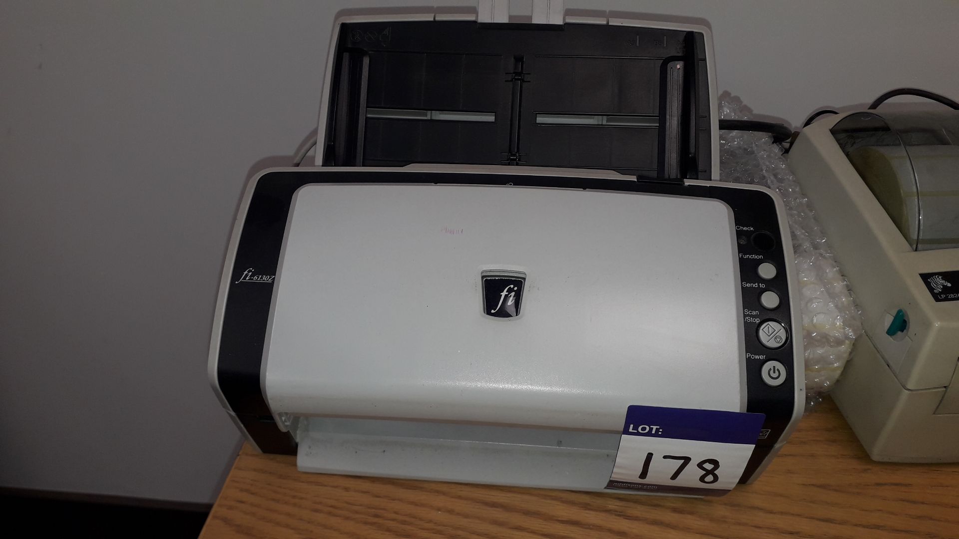 Fuji FI-6130Z Duplex Image Scanner & Zebra LP2824 Plus Label Printer - Image 2 of 5