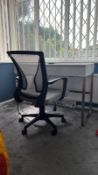 white desk and black chair - location Berkshire