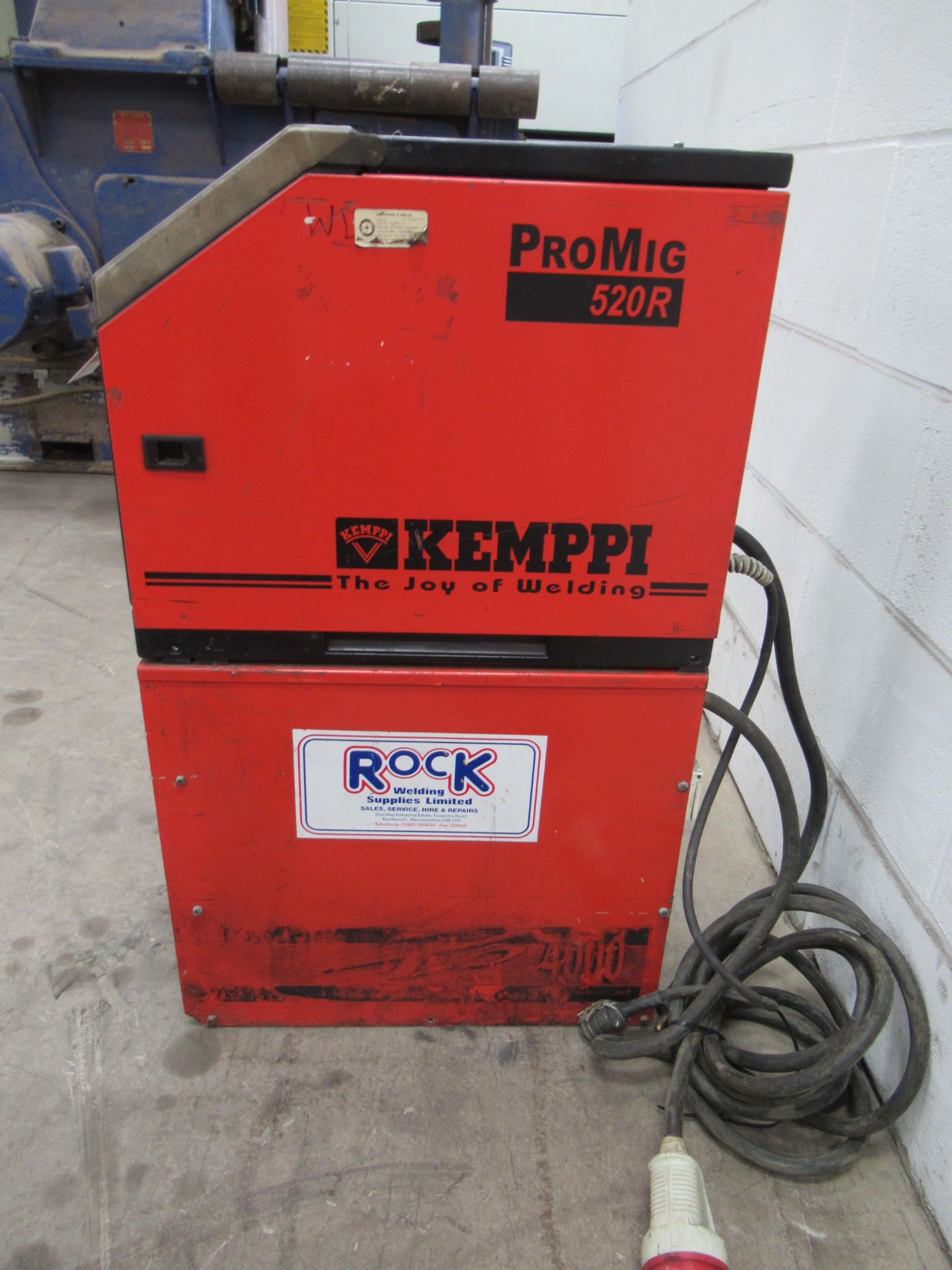 Kemppi Promig 520R & Kemppi Pro 4000 Power source c/w torch and leads - Image 5 of 9
