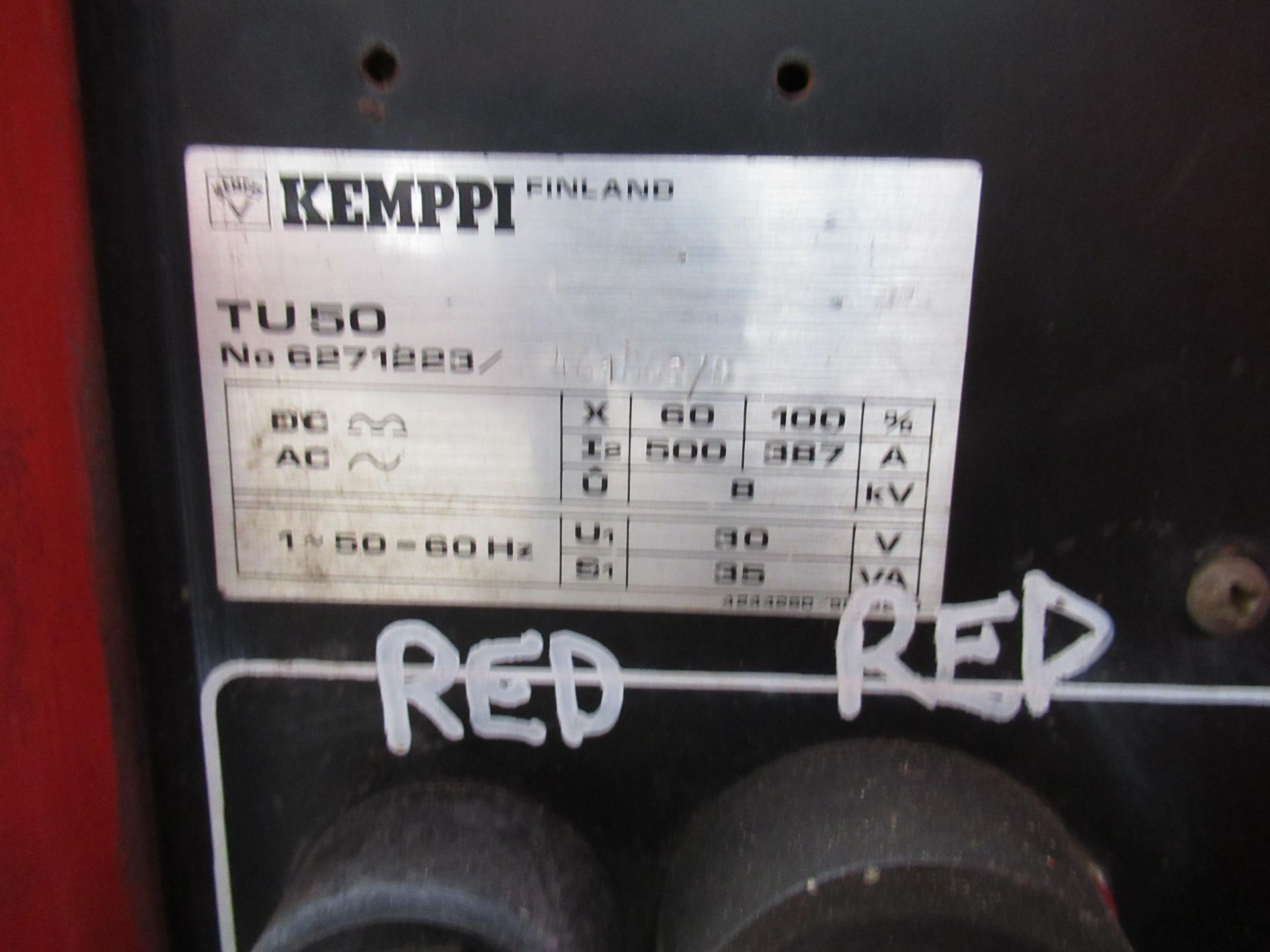 Kemppi PSS5000 welder and Kemppi TU50 controller with torch and leads - Image 7 of 11