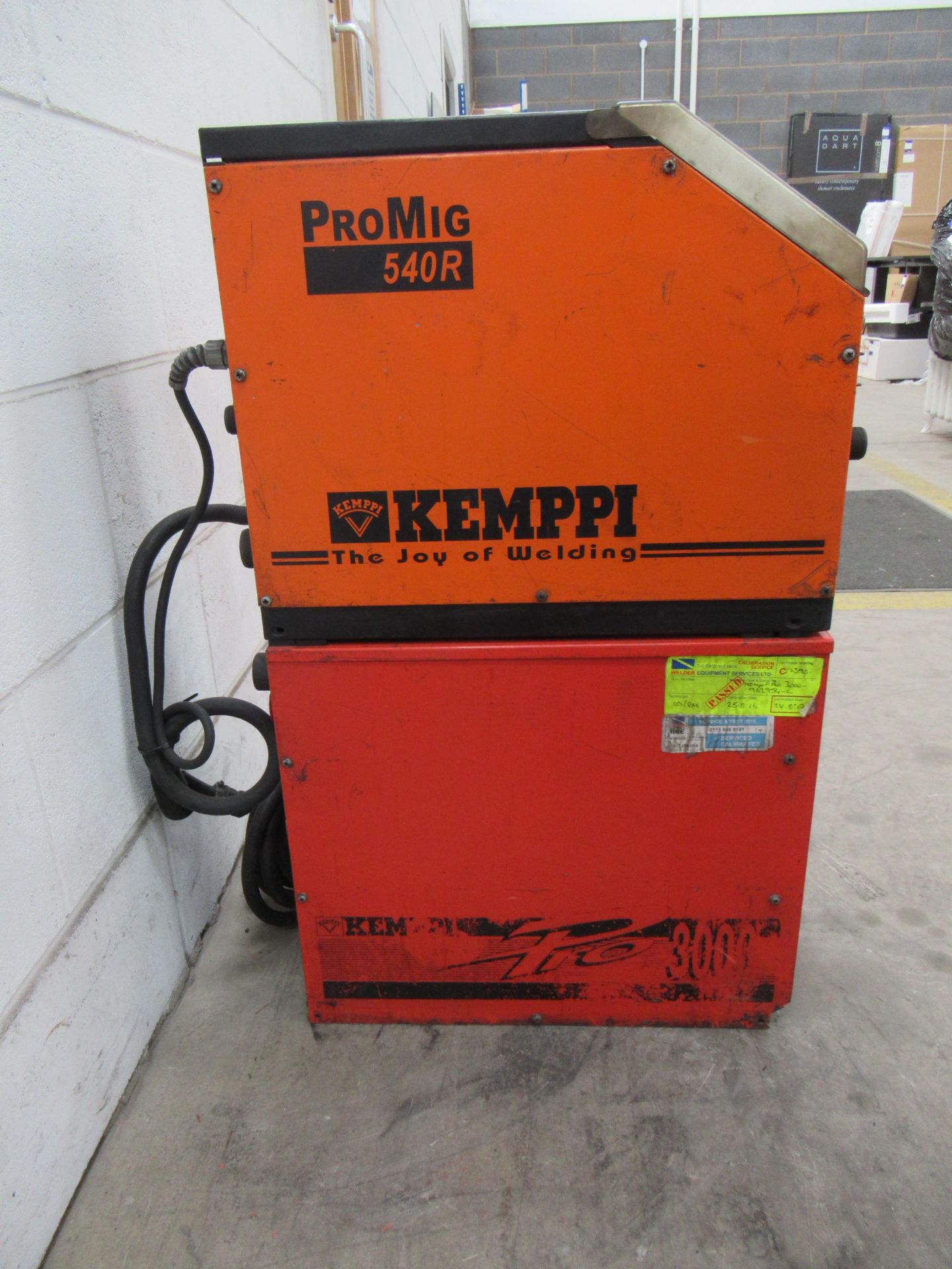 Kemppi MXE Process synergic Promig 540R Welder with Kemppi Pro 3000 power source c/w leads and torch - Image 3 of 10