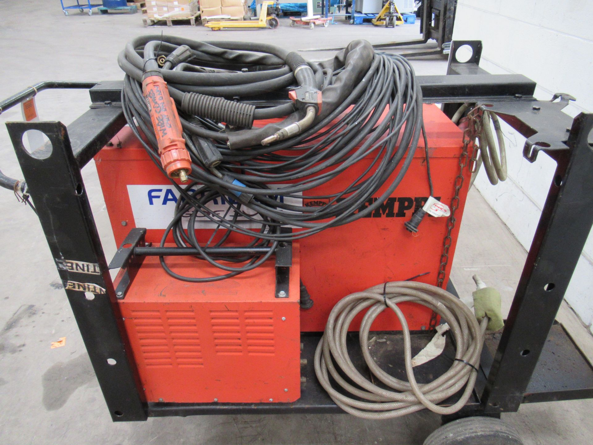 Kemppi PSS5000 welder and Kemppi TU50 controller with torch and leads - Image 3 of 11