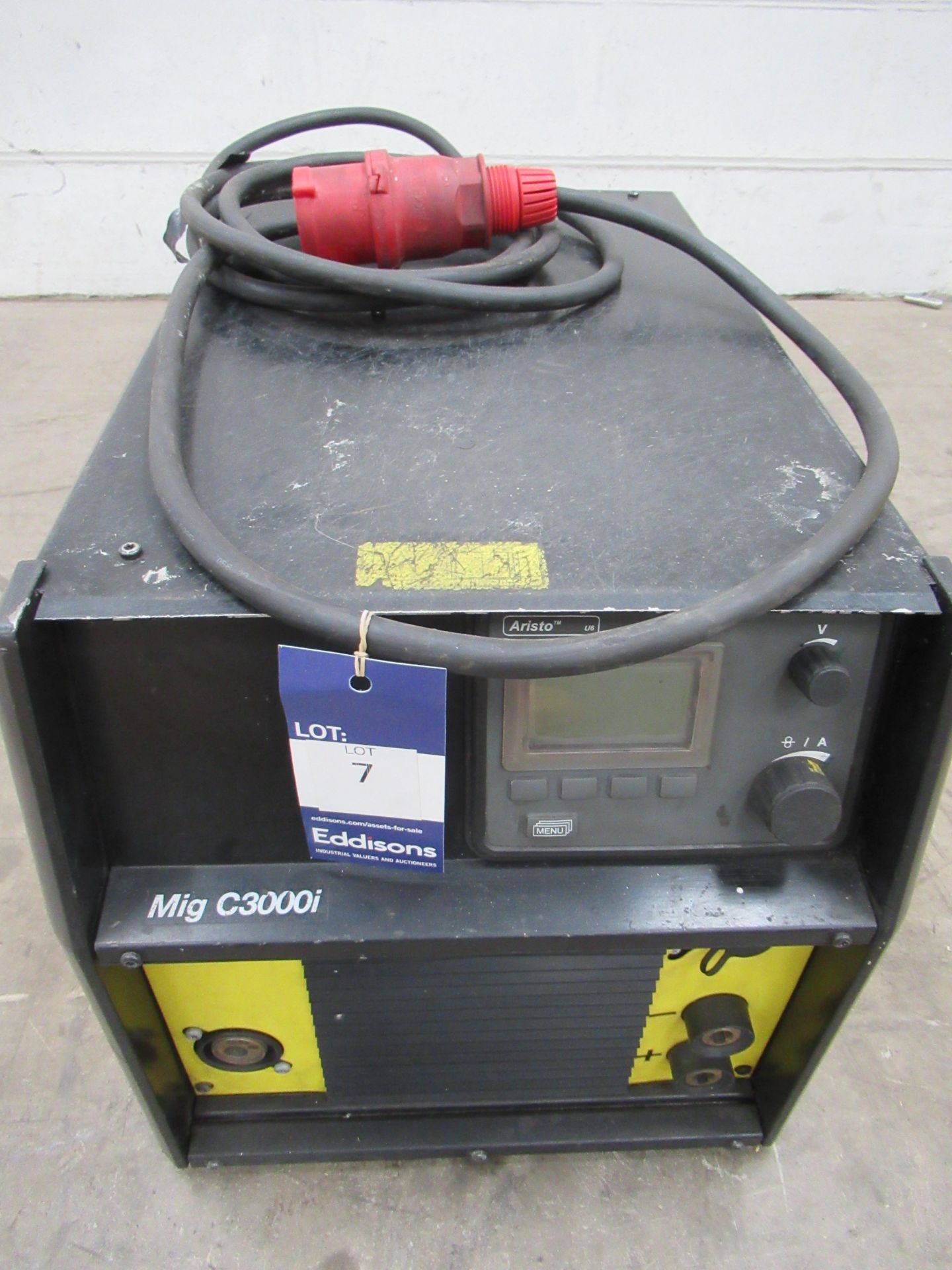 E5aB MiG C3000i Aristo MiG welder and built in wire feed - Image 5 of 7