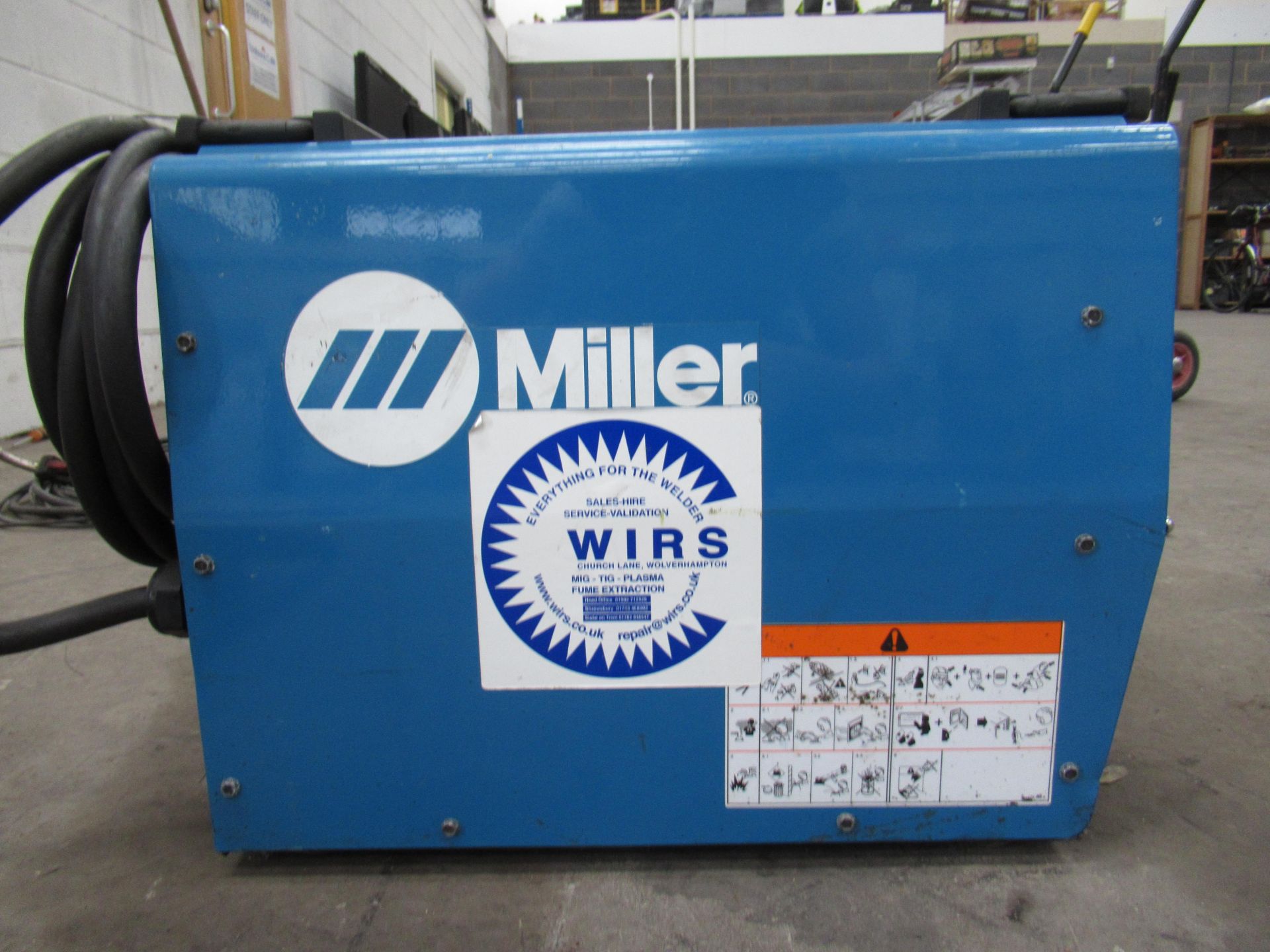 Miller XMT 304 series DC inverter arc welder with leads etc - Image 4 of 10
