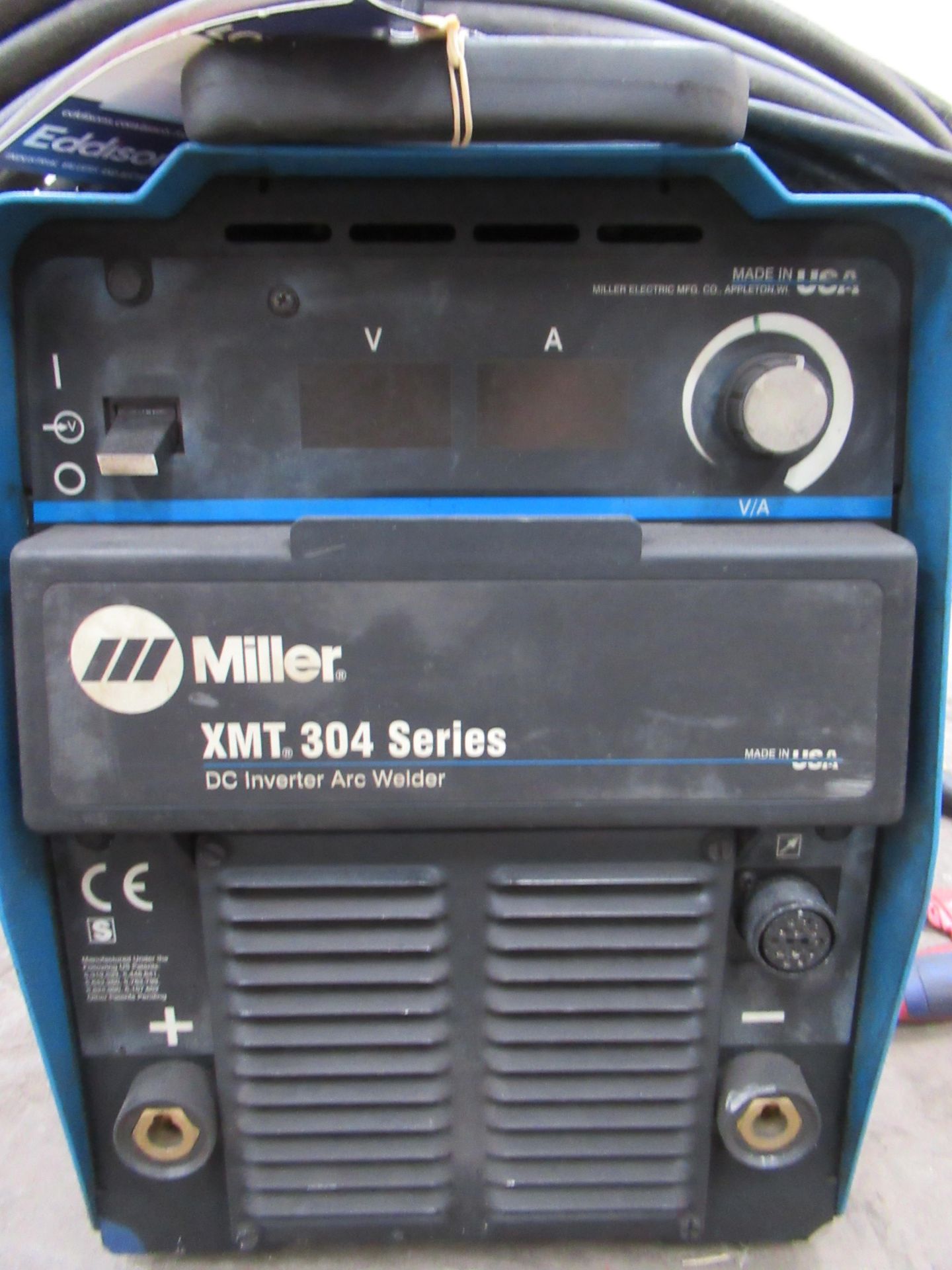 Miller XMT 304 series DC inverter arc welder with leads etc