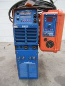 Newarc R4000 MiG welder with water cooler and Newarc WFU12RD wire feed with torch and leads