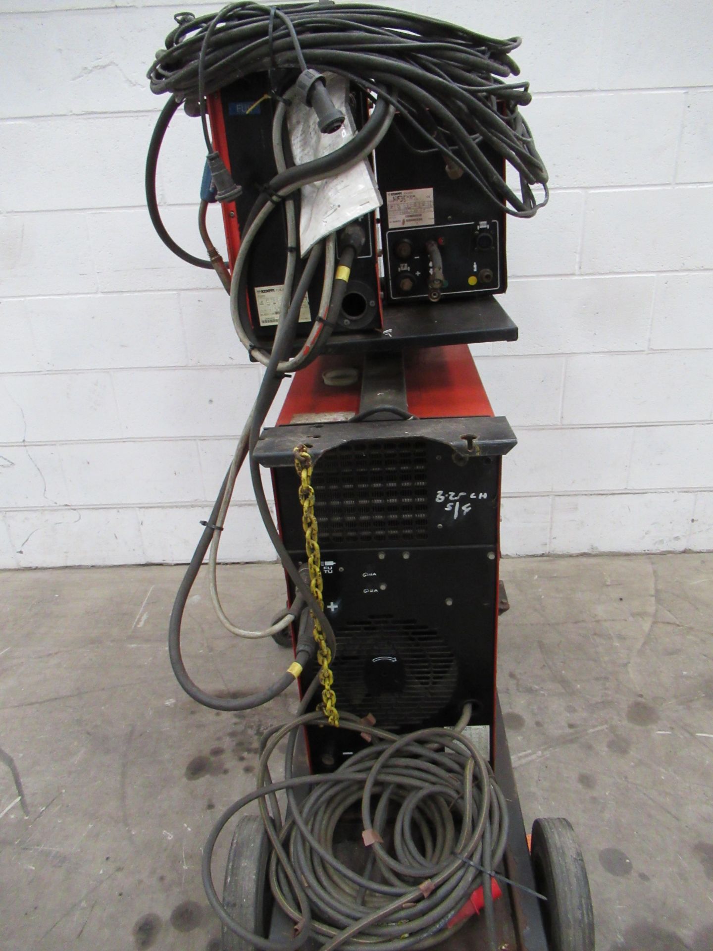 Kemppi Kempomig 5200 SW welder with Kemppi Fuzo wire feed and Kemppi TU50 controller with torch and - Image 4 of 7