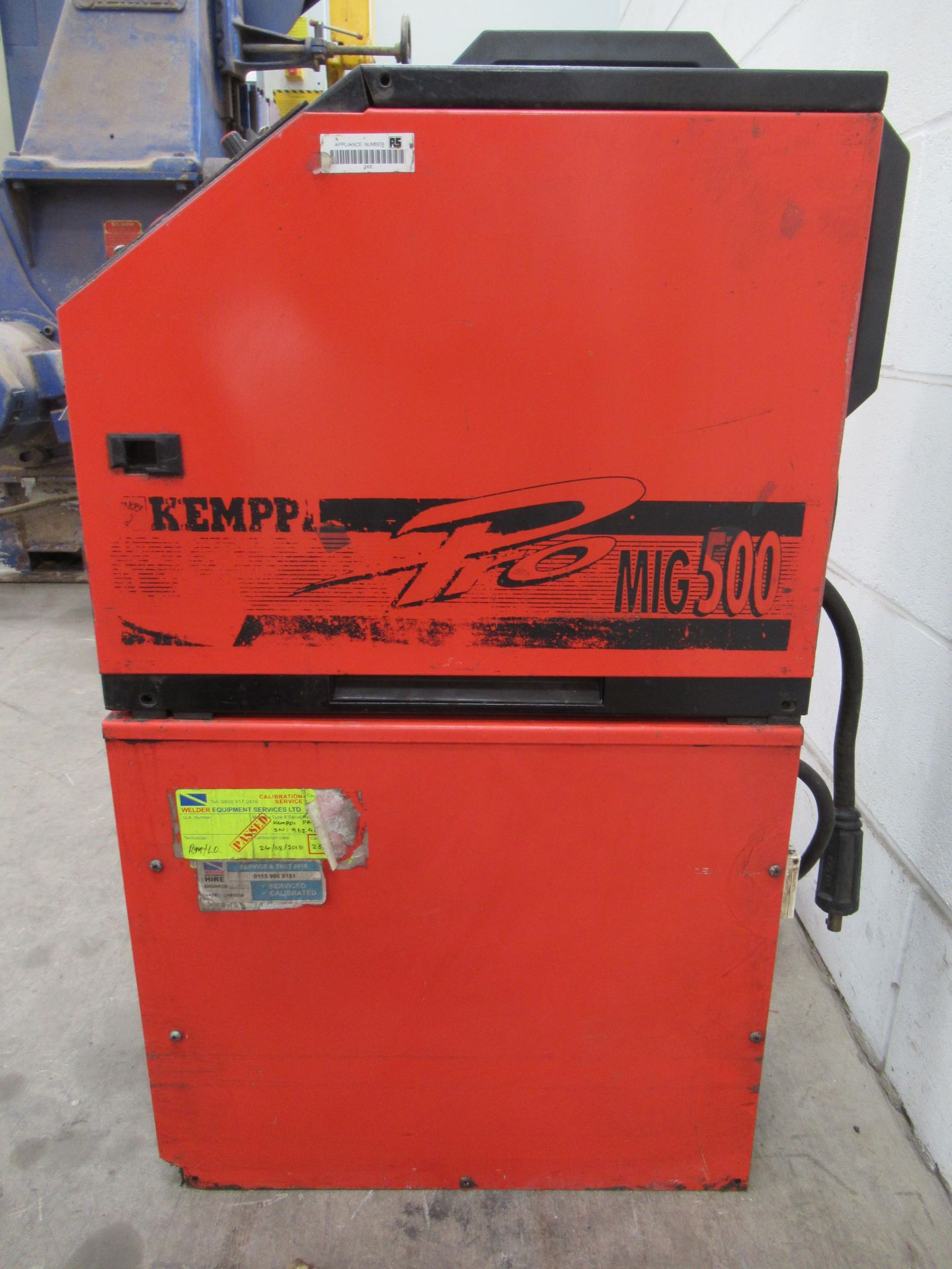 Kemppi ML synergic Promig 500 welder with Kemppi Pro 3000 power source with leads and torch - Image 4 of 10