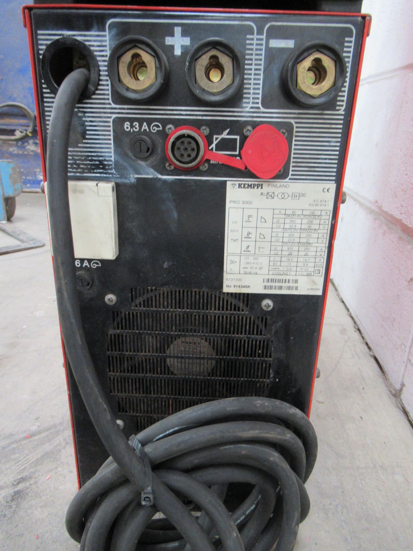 Kemppi ML synergic promig 520R welder with Kemppi Pro 3000 power source, c/w leads and torch - Image 6 of 8