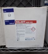 5 Ltr Relavit STO Manual Dishwashing Detergent to Box