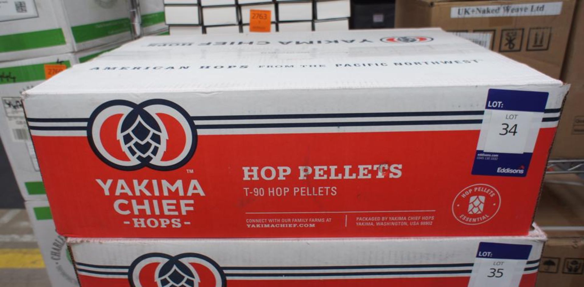 Quantity of Centennial, Yakima Chief Hop Pellets t