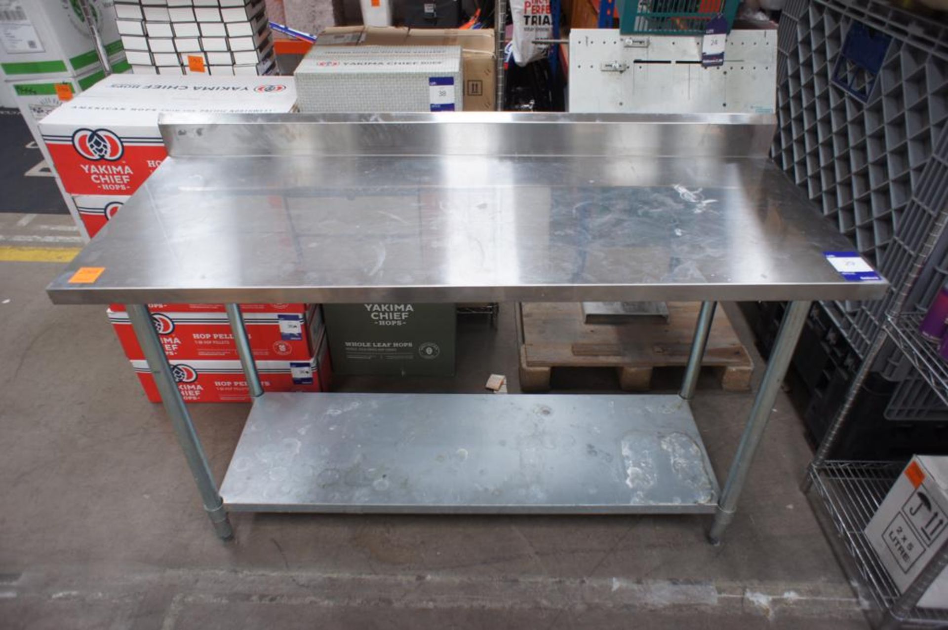 Stainless Steel 2-Tier Preparation Table