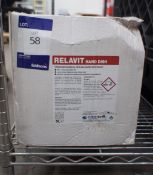 5 Ltr Relavit STO Manual Dishwashing Detergent to Box