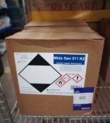 10 Ltr Christeyns Mida San 311 KC Alcohol Based Disinfectant