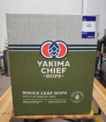 Quantity of Columbus, Yakima Chief Whole Leaf Hops