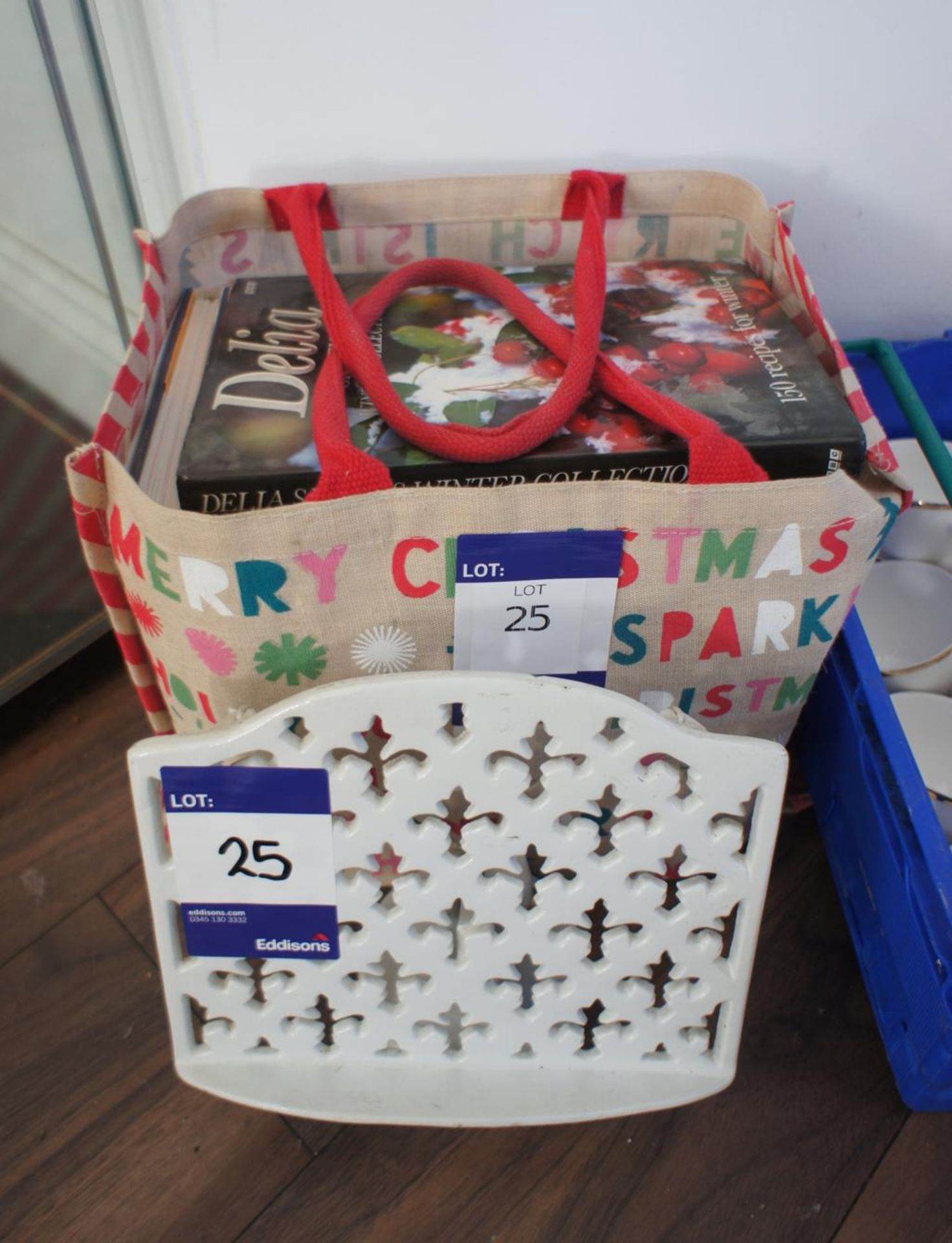 Book Stand with quantity of various Cookbooks to Bag