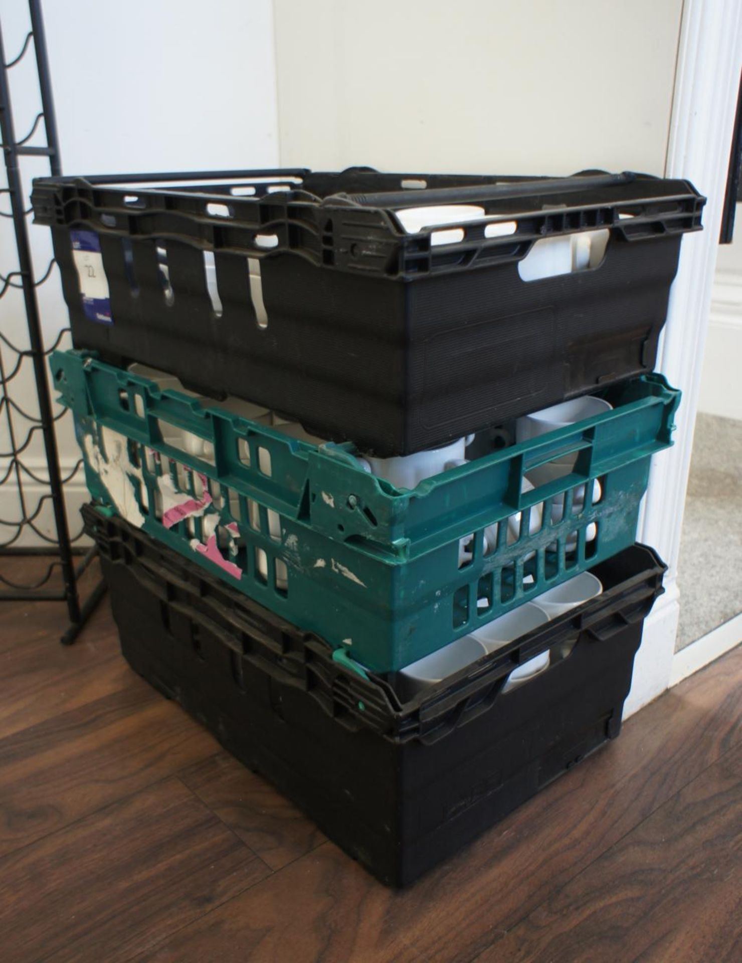 Quantity of Twin Handle Soup Bowls to 3 Plastic Trays - Image 3 of 3