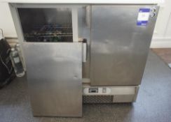 Caravell Stainless Steel Double Door Fridge – unattached door