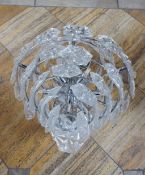 Keen Eye Crystal Multi-Tier Short Chandelier 240v