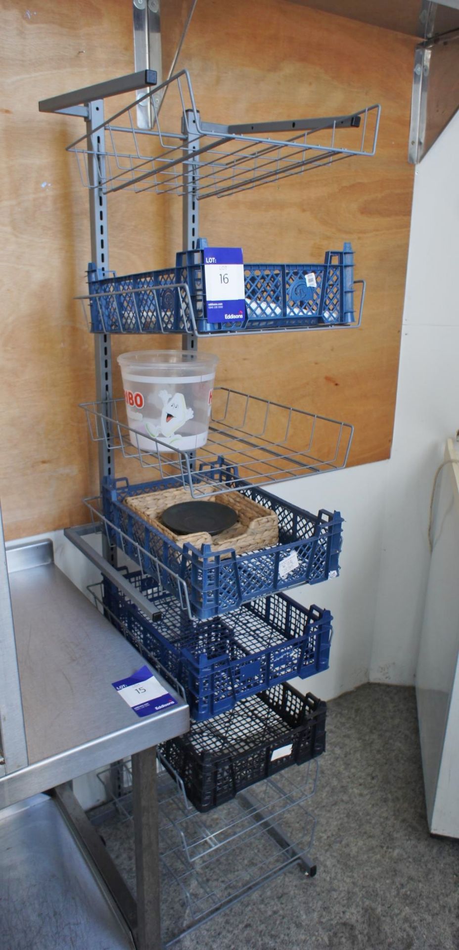 8-Tier Wire Storage Rack - Image 2 of 2