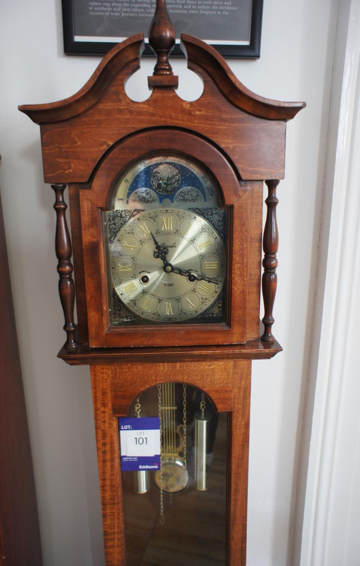 Lincoln 31 Day Long Case pendulum Clock - Image 2 of 3