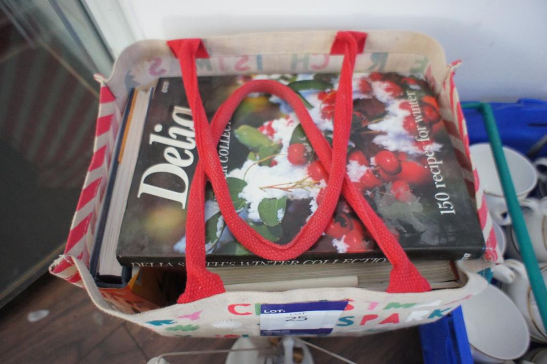 Book Stand with quantity of various Cookbooks to Bag - Image 2 of 2