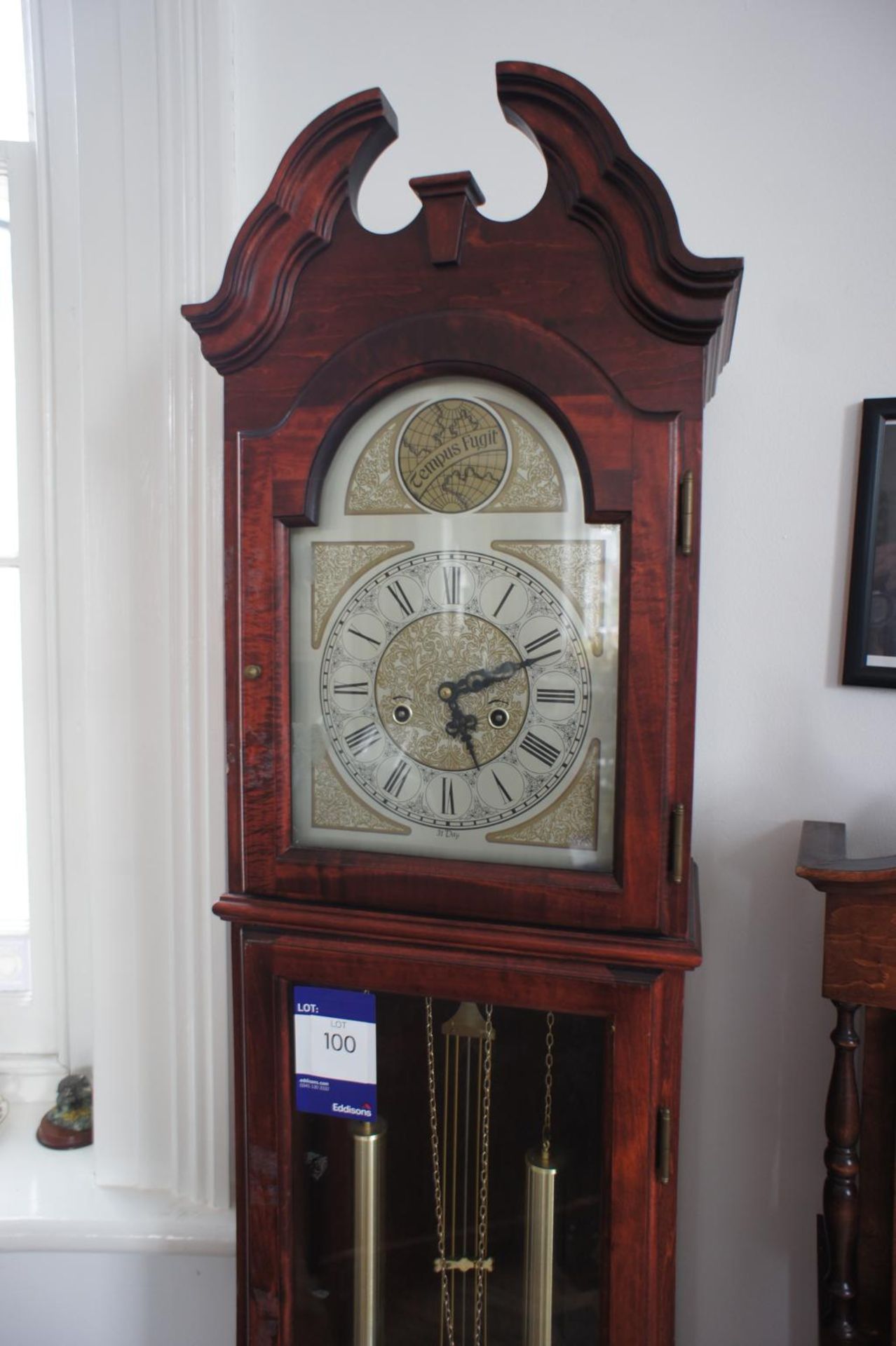 Tempus Fugit Long Case pendulum Clock - Image 2 of 2