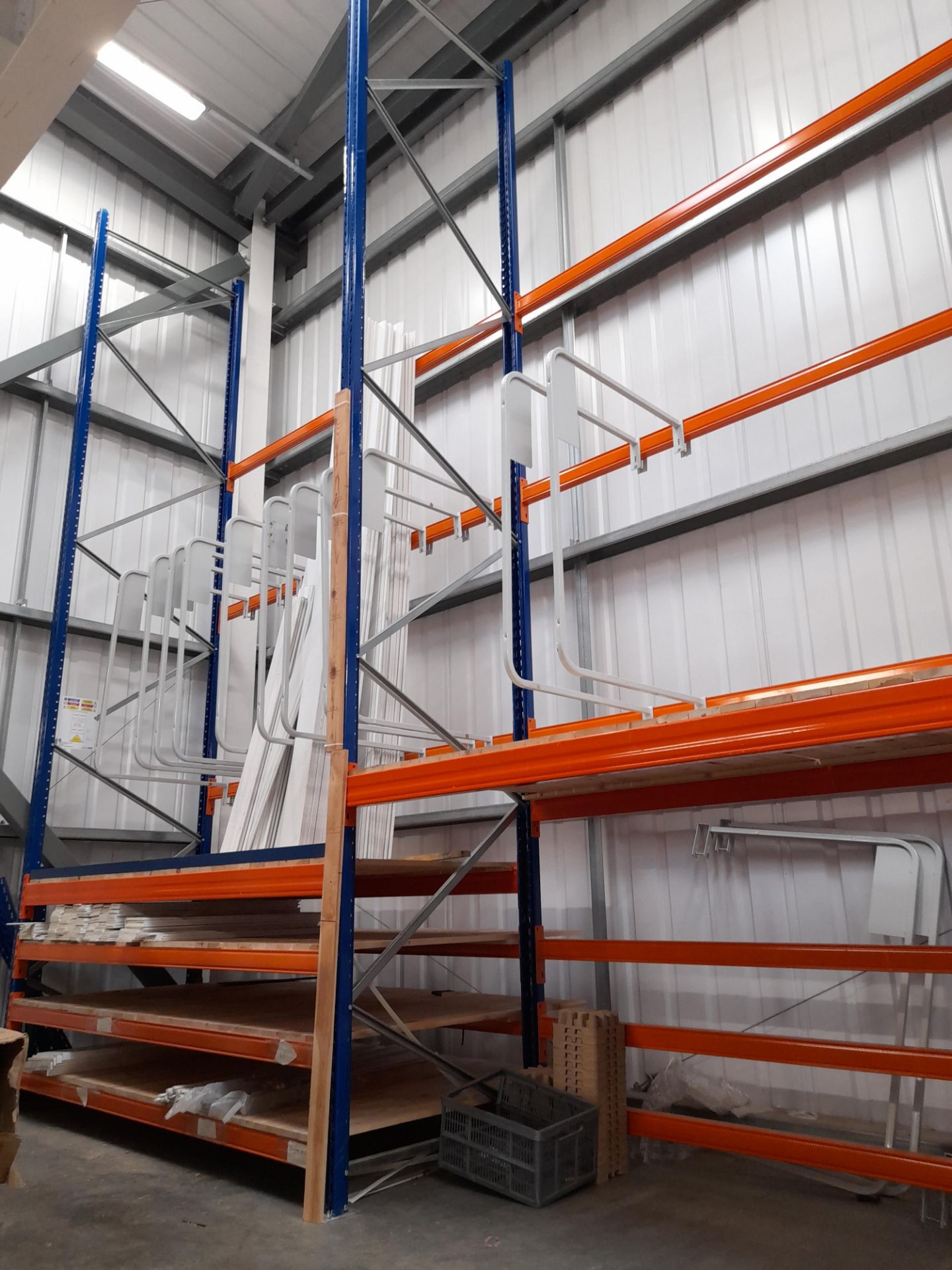 4 x Bays of STOW 12 boltless pallet racking, to include; 6 – uprights approx. 5.5m high, 1100mm - Image 4 of 6